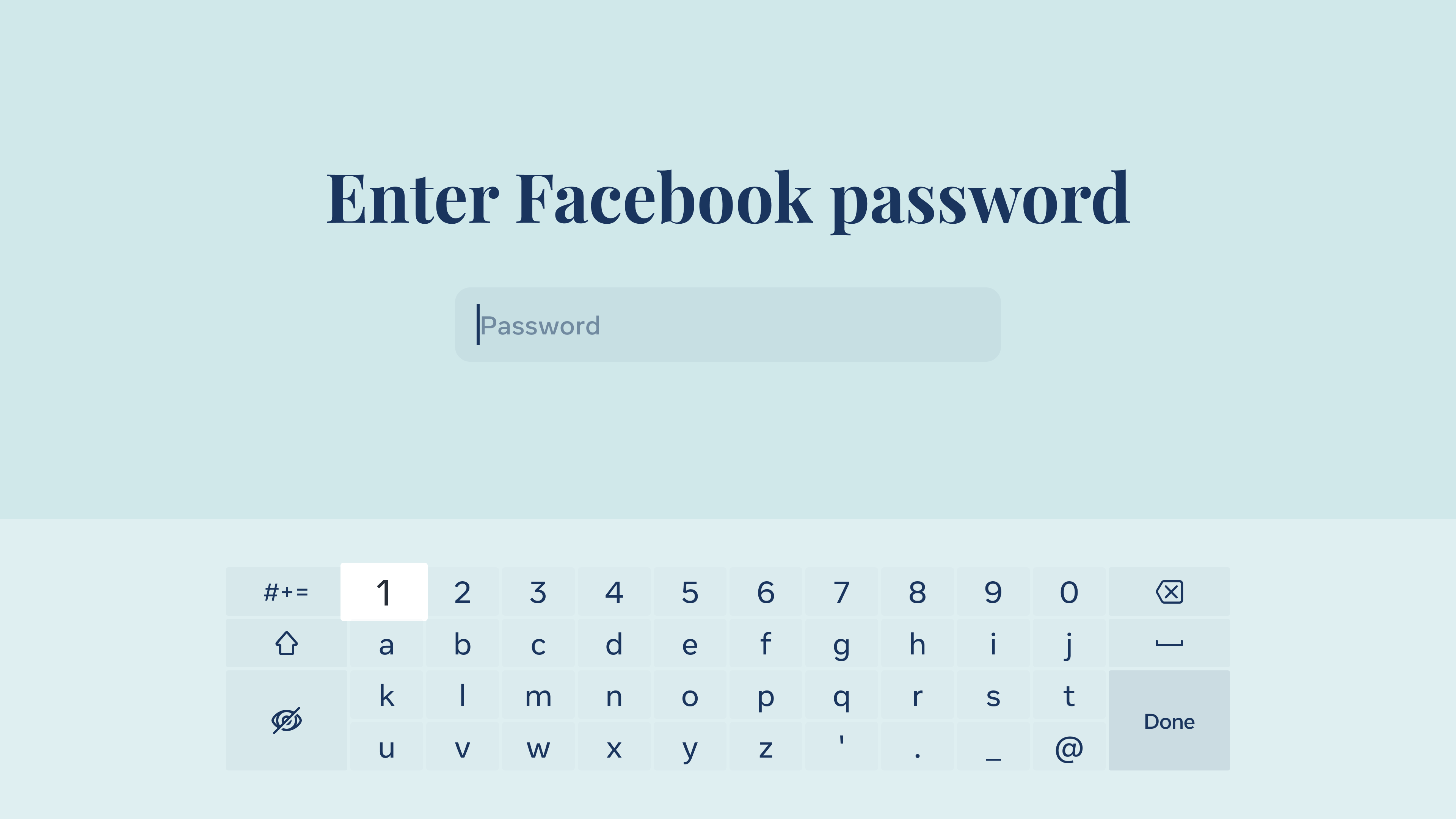 Portal TV — Password